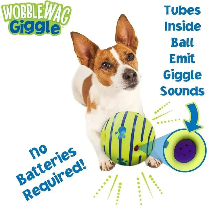 Interactive Giggle Ball – Dog IQ Training & Mental Stimulation Toy