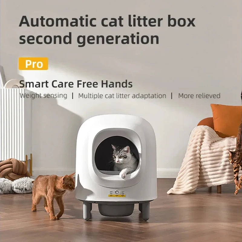 2.0 PRO – Smart Automatic Self-Cleaning Litter Box (56L)