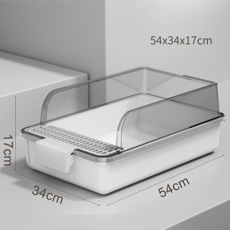 Extra Large Self-Cleaning Cat Litter Box – Closed & Odor Control