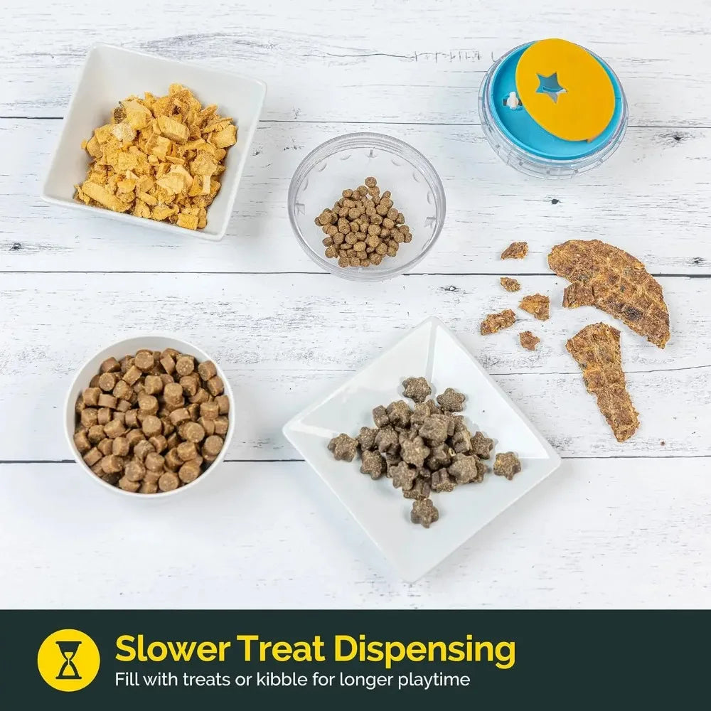 IQ Treat Ball – Interactive Slow Feeder & Treat Dispenser for Dogs & Cats