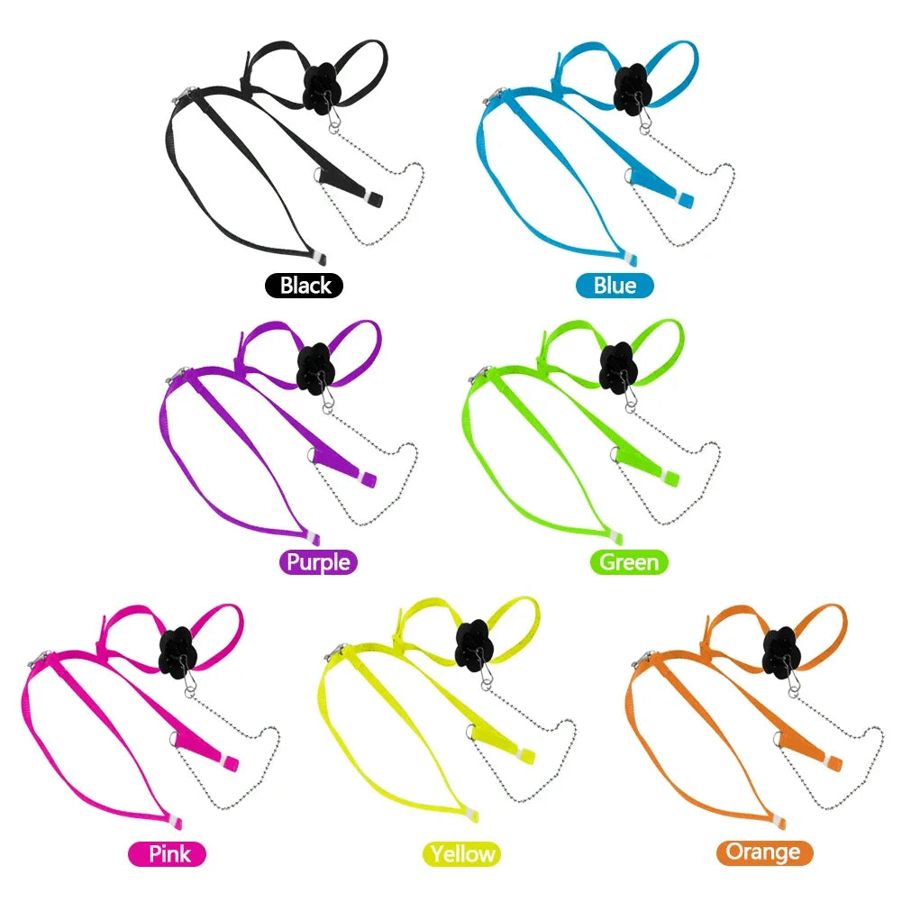 Adjustable Reptile Lizard Harness & Leash – Anti-Bite Chest Strap for Training & Walking