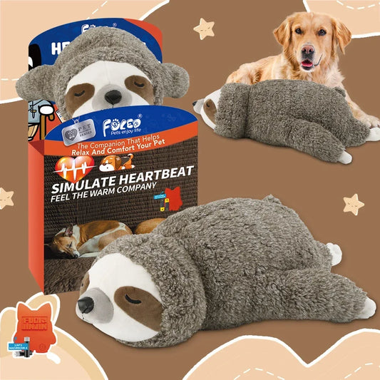 Puppy Sloth Toy – Heartbeat Comfort, Sleep Aid & Crate Training