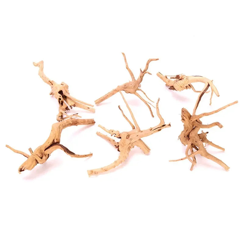 Fish Tank Decoration Natural Wooden Small Habitat Roots Driftwood Scenery
