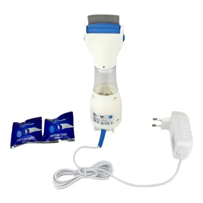 Electric Pet Lice & Flea Removal Comb – Safe Grooming Brush for Cats & Dogs