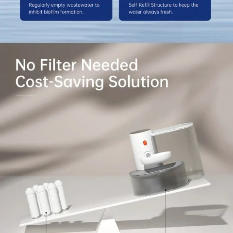 Pethiphop Smart Water Fountain – Wireless, Fresh, Automatic Flow