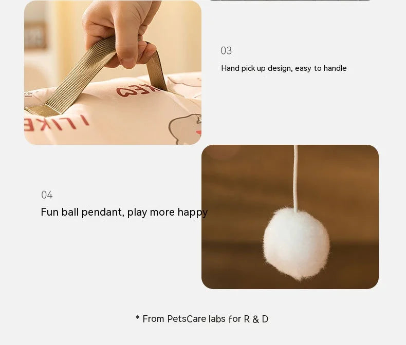 Large Winter Dog House  – Cozy, Removable & Washable Pet Bed