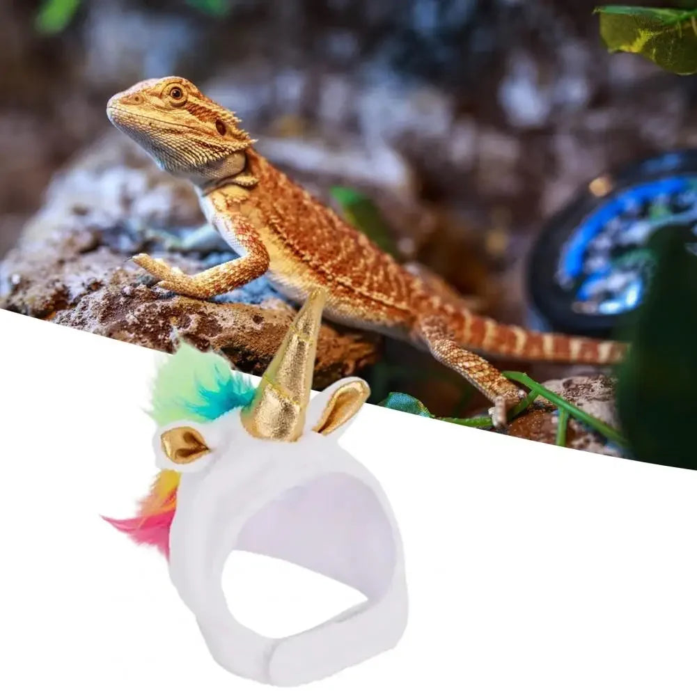 Adjustable Reptile Hat – Breathable Headgear & Apparel for Lizards
