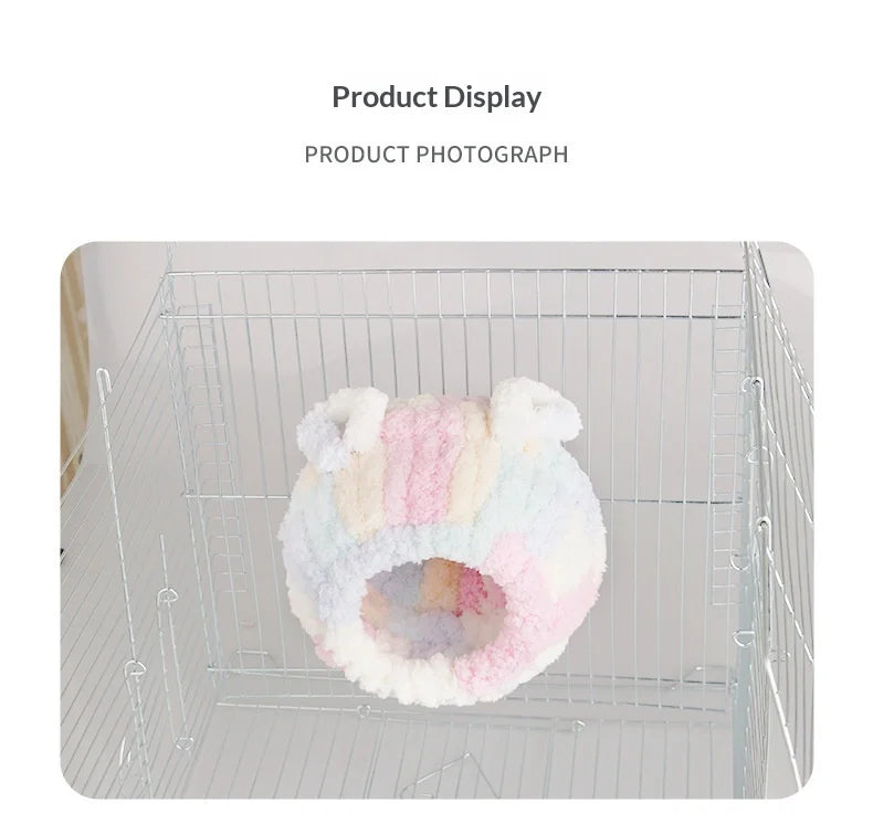 Winter Heated Bird House – Warm Cotton Snuggle Hut for Parakeets & Cockatiels