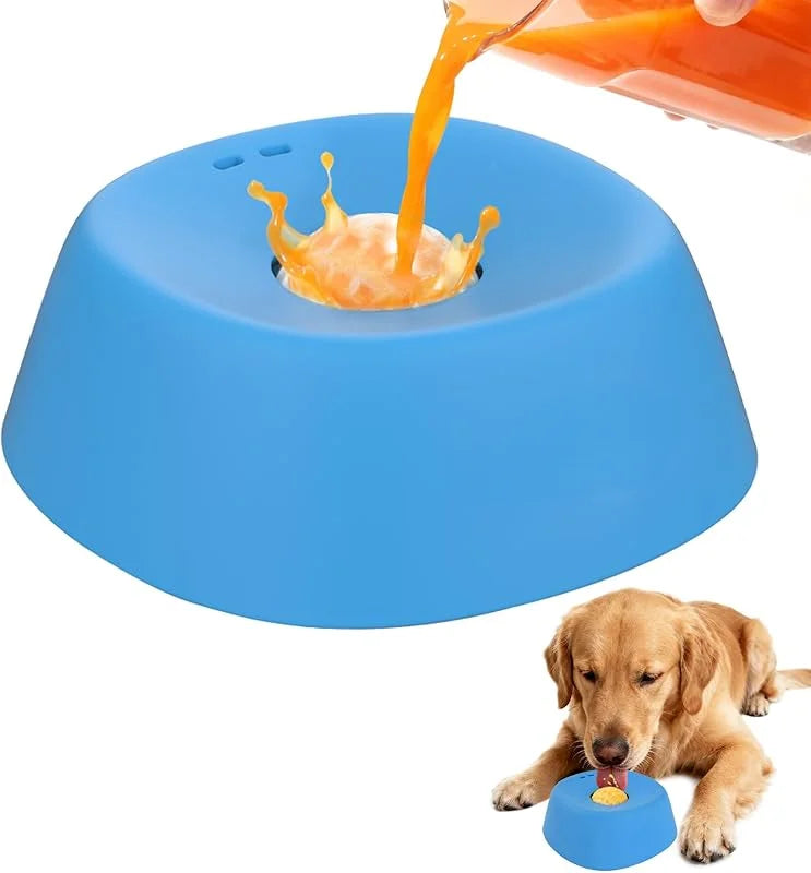 Anti-Choking Slow Feeder Dog Bowl – Non-Slip 3/4 Cup for Treats