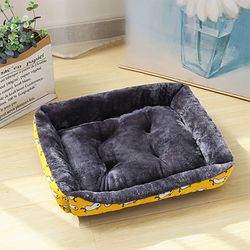 Cozy Dog & Cat Bed – Winter Sofa Mat, Cushion & Basket for All Sizes