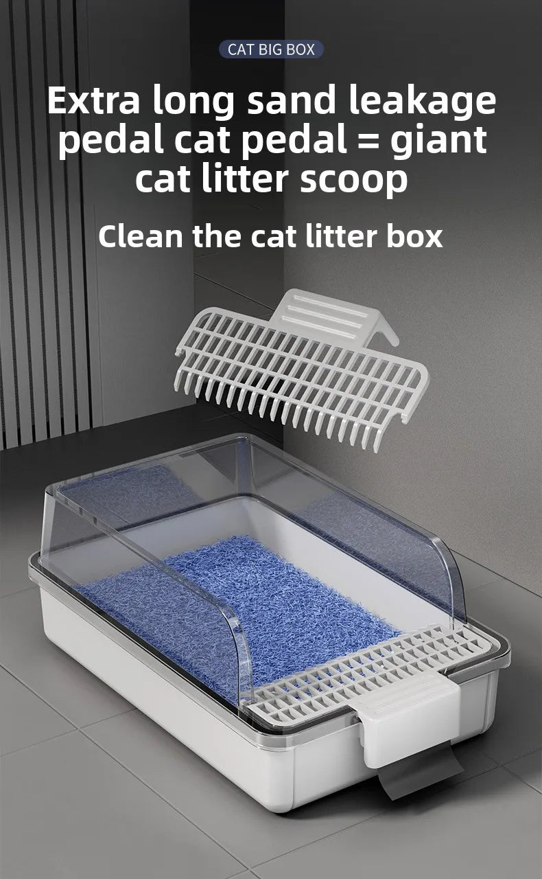 Extra Large Self-Cleaning Cat Litter Box – Closed & Odor Control