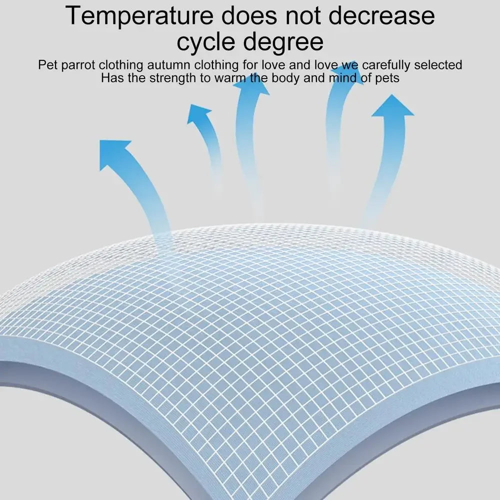 Bee-Shaped Bird Costume – Soft Hoodie Outfit for Parrots & Budgies