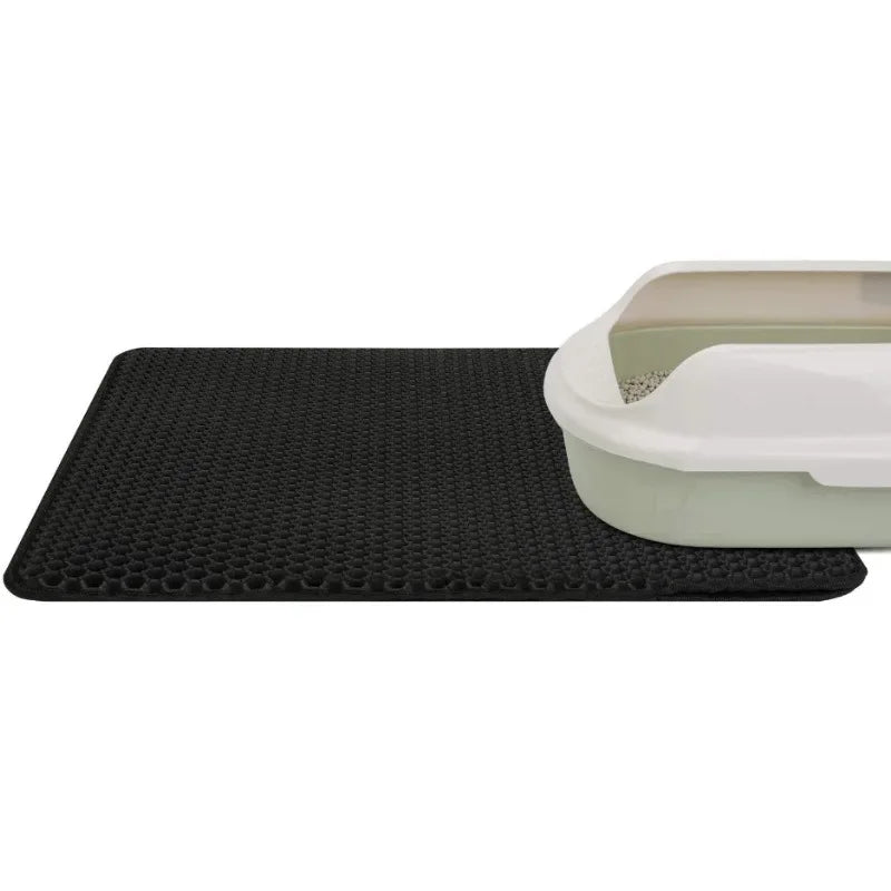 Double-Layer Waterproof Cat Litter Mat – Non-Slip & Washable