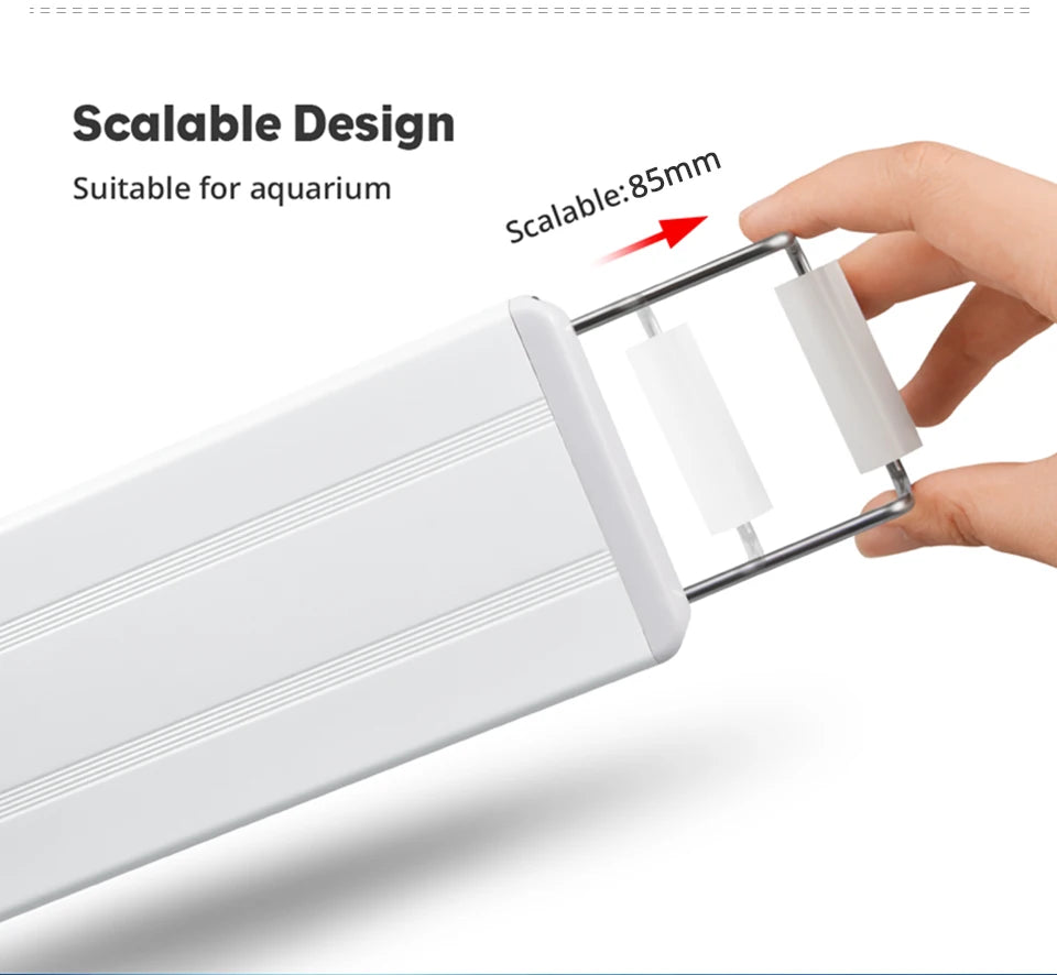Light Aluminum Bar Full Spectrum Aquatic Plant Grow Lamp Decor