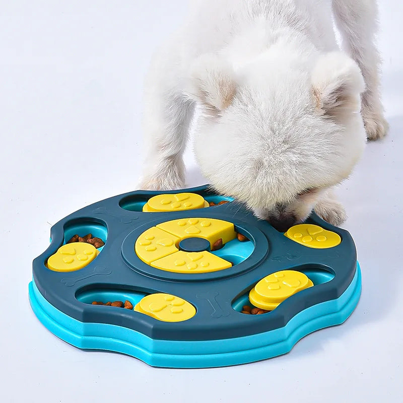 Interactive Dog Puzzle Slow Feeder – IQ Training Food Dispenser