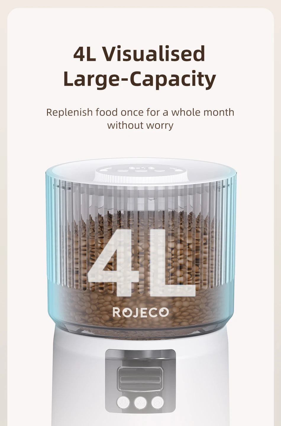 Smart Automatic Cat & Dog Feeder with 1080P HD Camera – WiFi Controlled