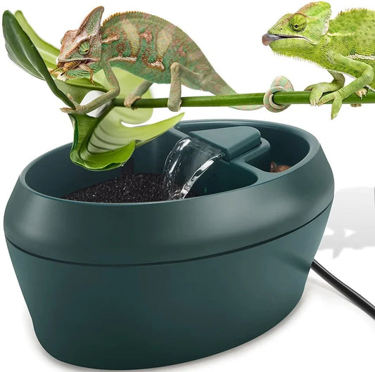 Reptile Drinking Fountain – Water Dripper Feeder for Chameleons, Lizards, Turtles & Amphibians