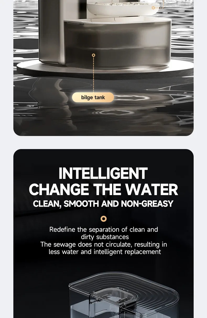 4.5L Smart Pet Water Dispenser – Automatic Cat & Kitten Fountain