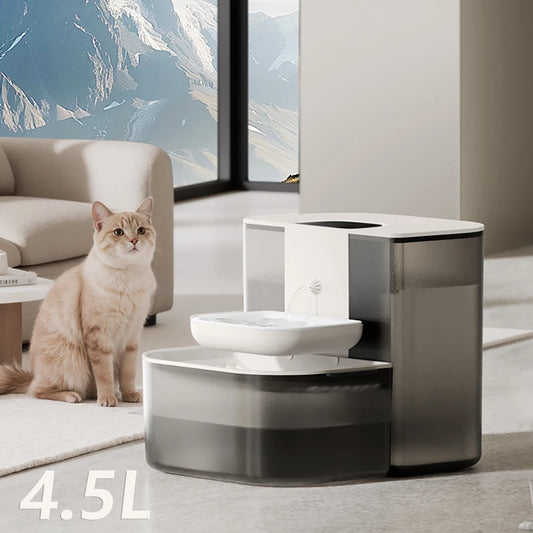 4.5L Smart Pet Water Dispenser – Automatic Cat & Kitten Fountain