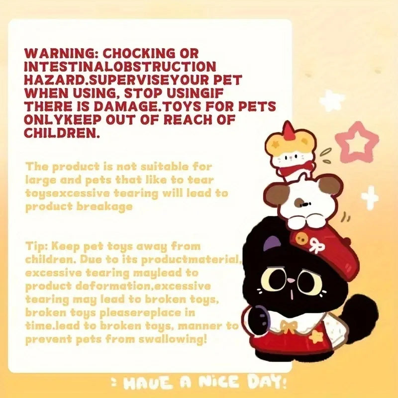 Cute Insect Plush Keychain – Spider, Bee & Caterpillar Toys for Cats & Dogs