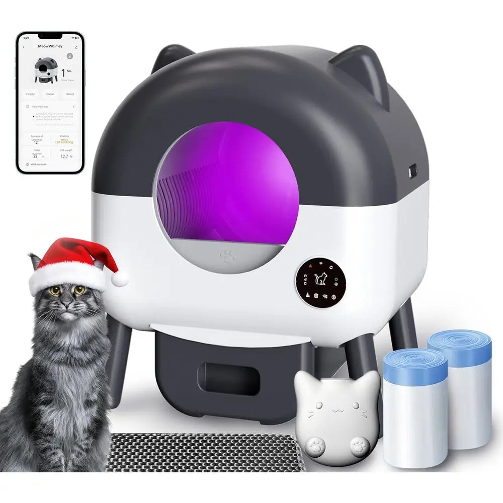 "S7 Smart Self-Cleaning Cat Litter Box – XL Automatic Robot"