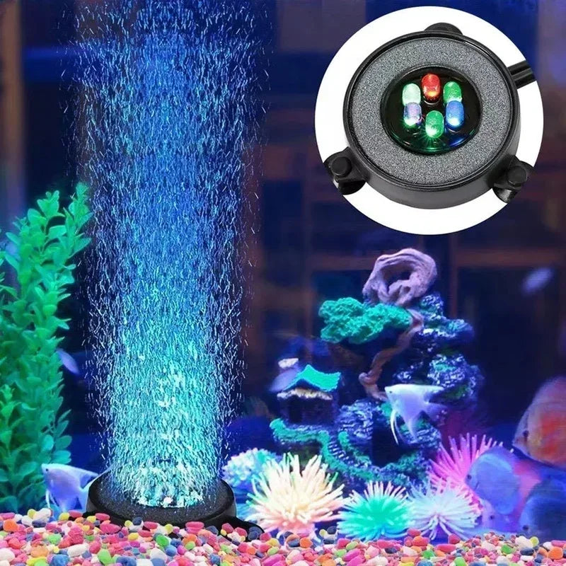 Bubbler Decor Lamp Aquarium Fish Tank Pool Led Lights