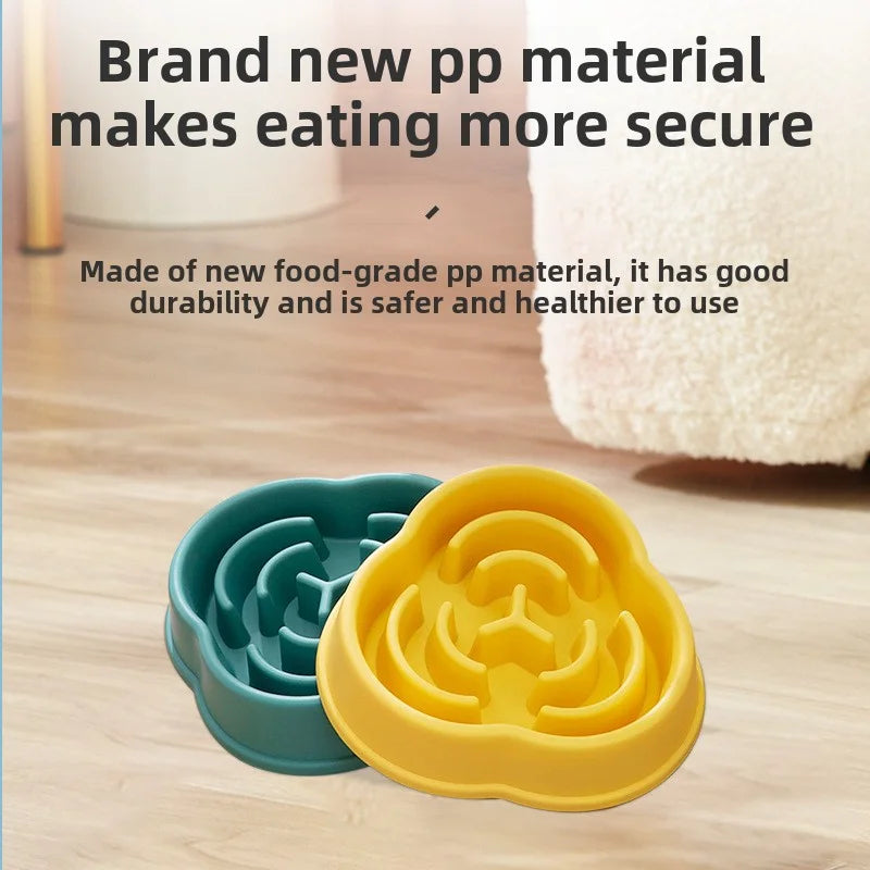 "Slow Feeder Dog Bowl – Anti-Choke Cloud Shape for Large Dogs"