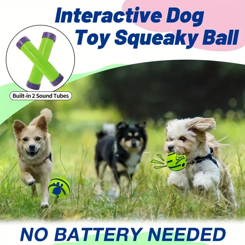 Interactive Giggle Ball – Dog IQ Training & Mental Stimulation Toy
