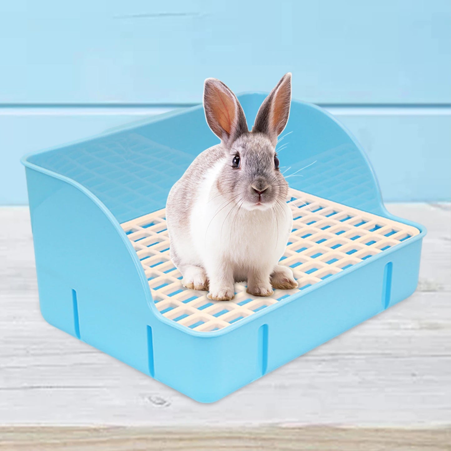 Small Animal Litter Box – Rabbit & Bunny Training Corner Tray
