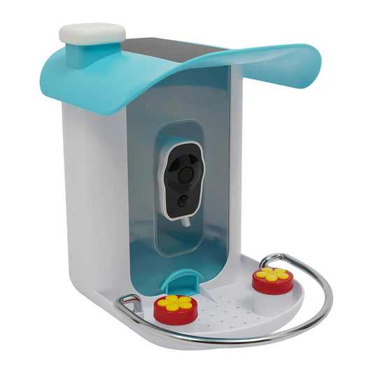 Smart Bird Feeder with Camera – Solar Powered WiFi Feeder, Night Vision, IP65 Waterproof, 2.27 Qt