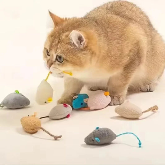 Plush Rat Cat Toy – Safe, Durable & Fun Indoor Play