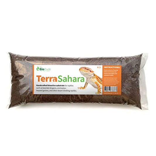Terra Sahara Bioactive Reptile Substrate – 6 Quart Natural Desert Bedding for Terrariums & Vivariums