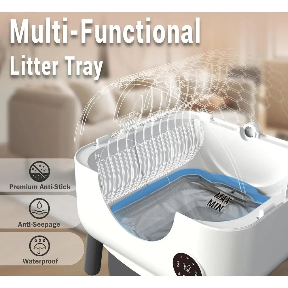 "S7 Smart Self-Cleaning Cat Litter Box – XL Automatic Robot"