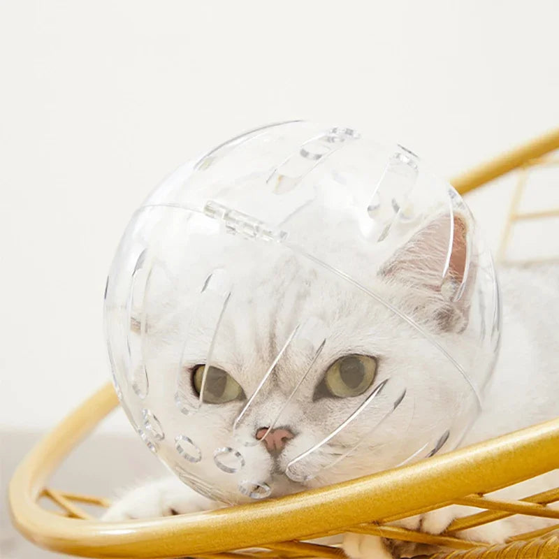 Cat Head Protection Mask – Breathable Safety Helmet for Grooming & Bathing