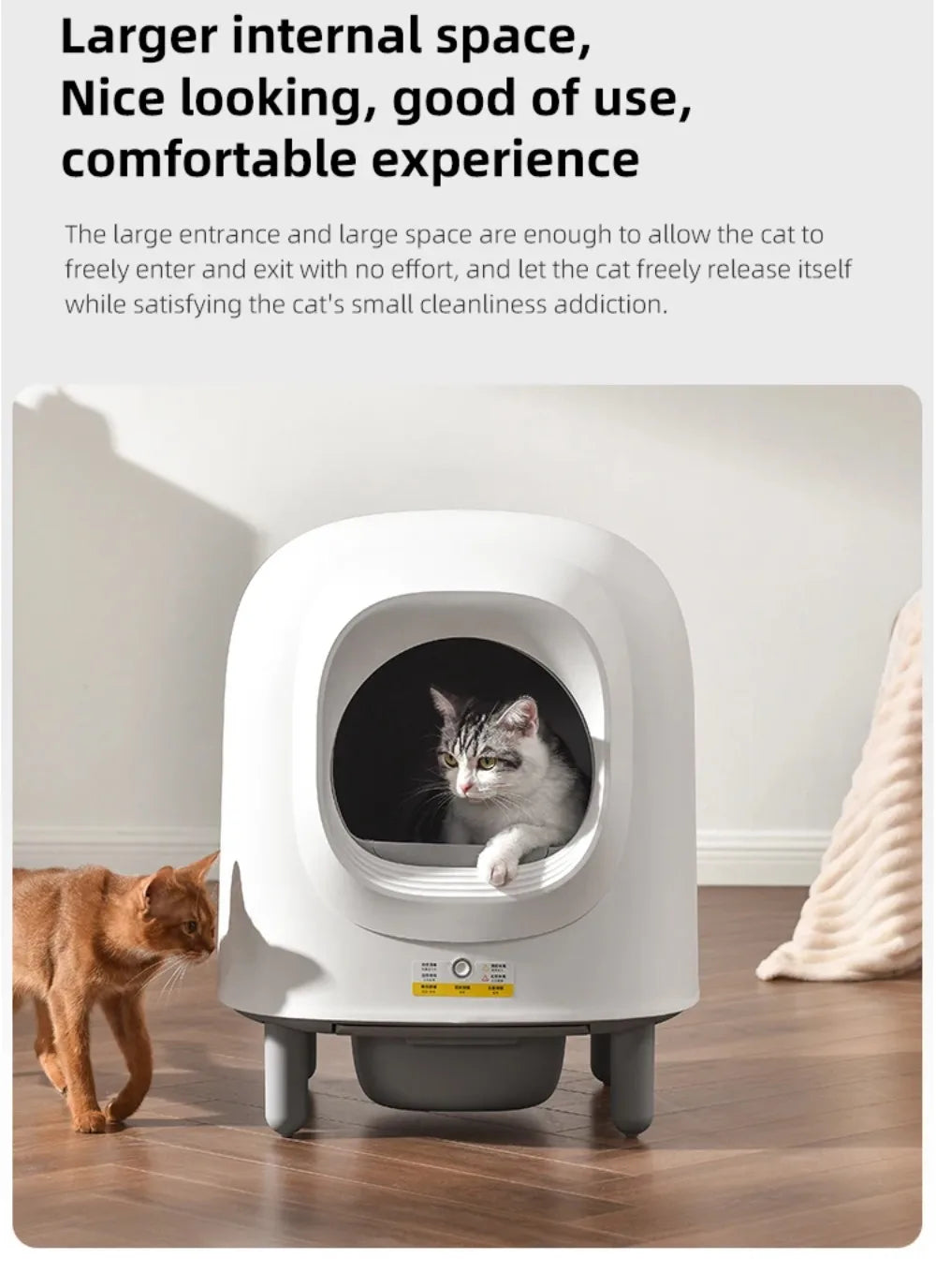2.0 PRO – Smart Automatic Self-Cleaning Litter Box (56L)