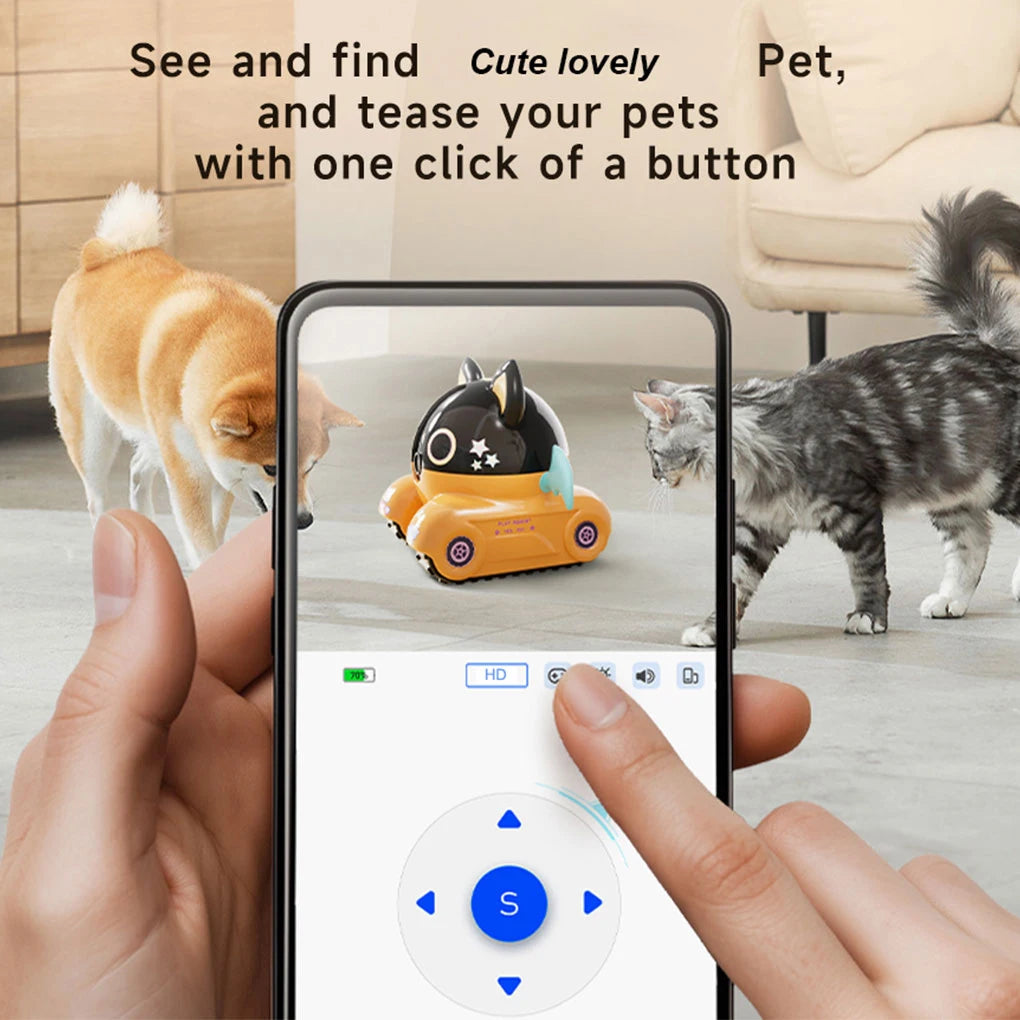 300w HD Lens Robot Camera APP Remote Control Robot Dog Camera Dome Camera Home Security CCTV Baby Pet Real-time Monitoring