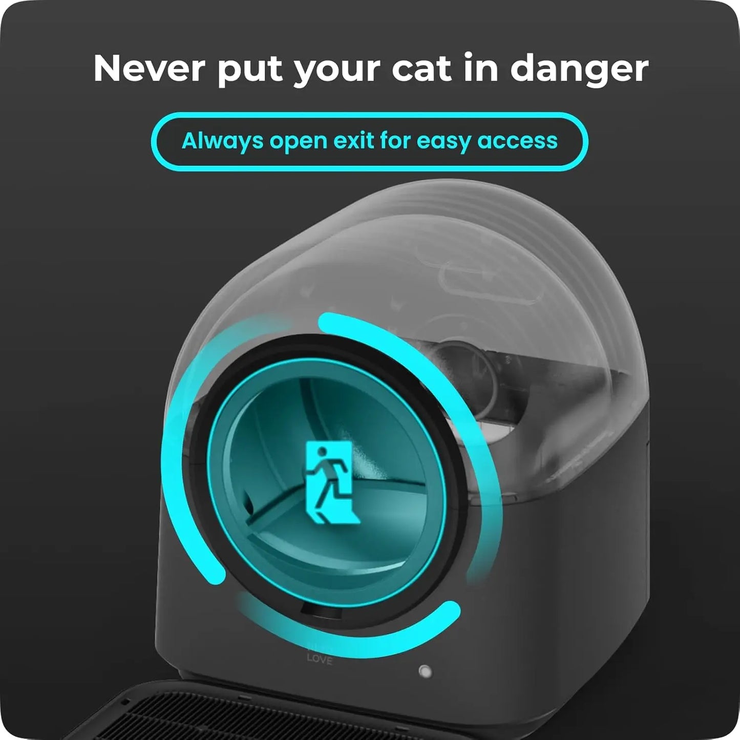 Smart Self-Cleaning Cat Litter Box – Automatic Robot for Multiple Cats