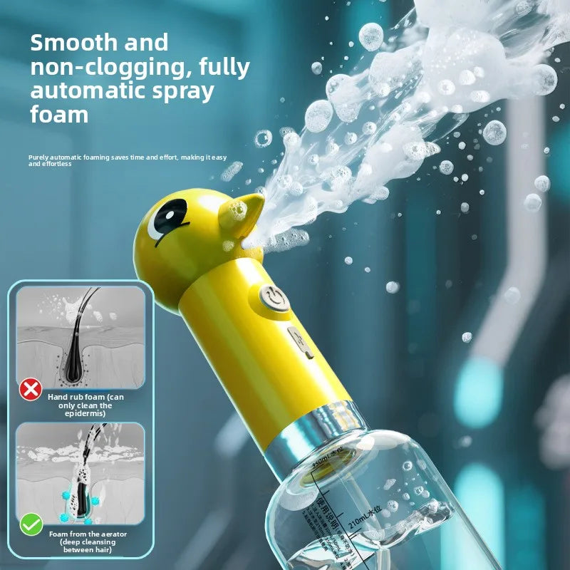 Automatic Pet Foam Sprayer – Quick-Foaming Bathing Tool for Dogs & Cats