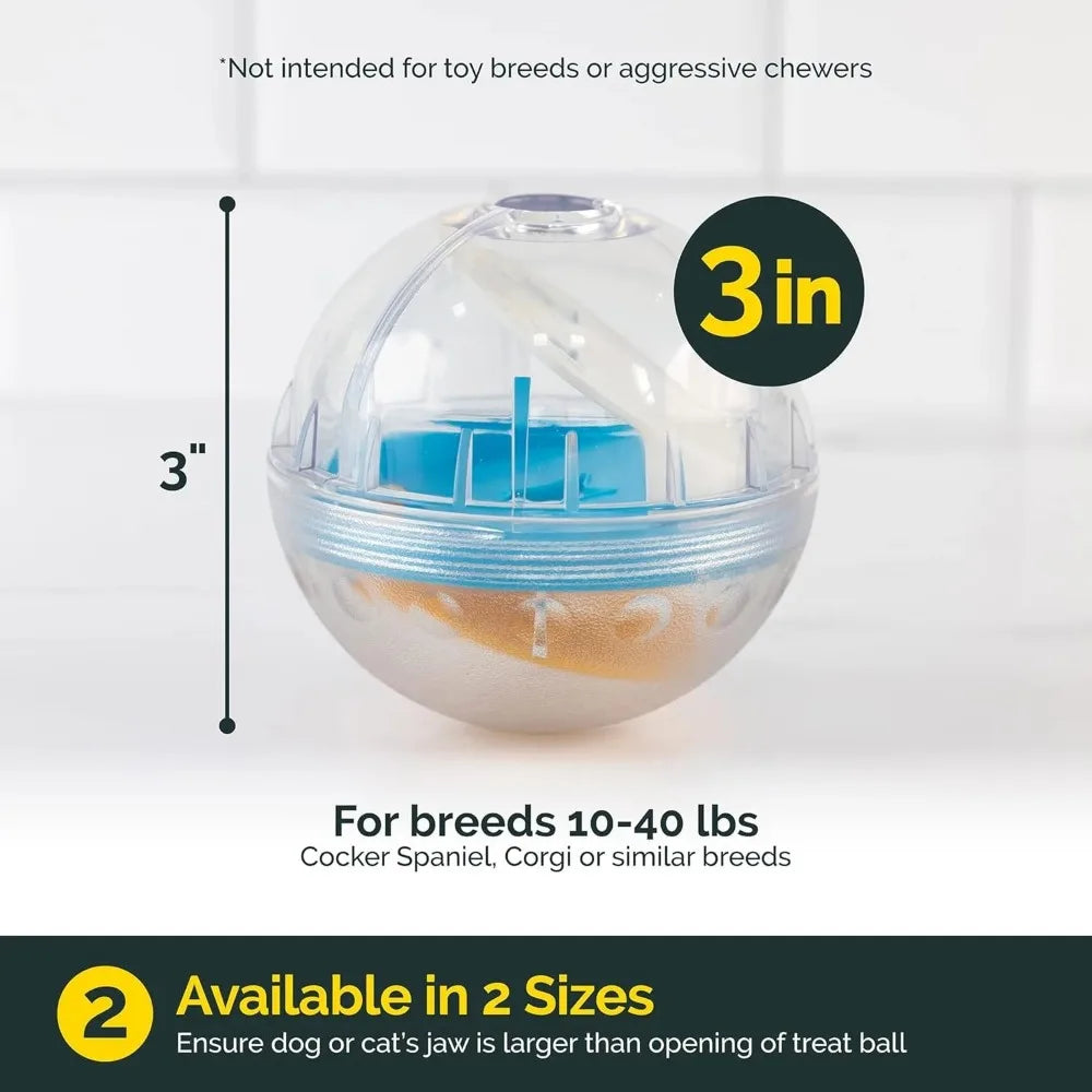 IQ Treat Ball – Interactive Slow Feeder & Treat Dispenser for Dogs & Cats