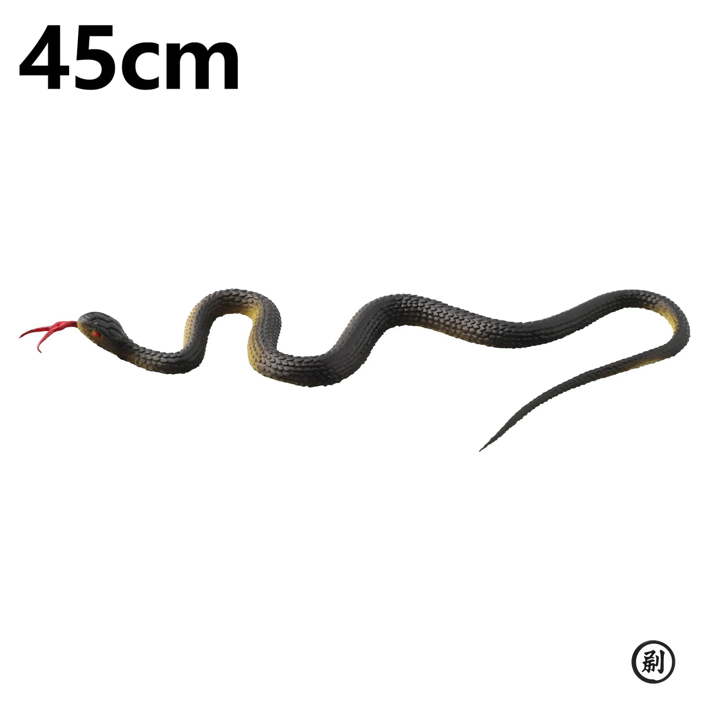Simulation Rubber Snake – 45cm Scary Prank Toy & Bird Deterrent