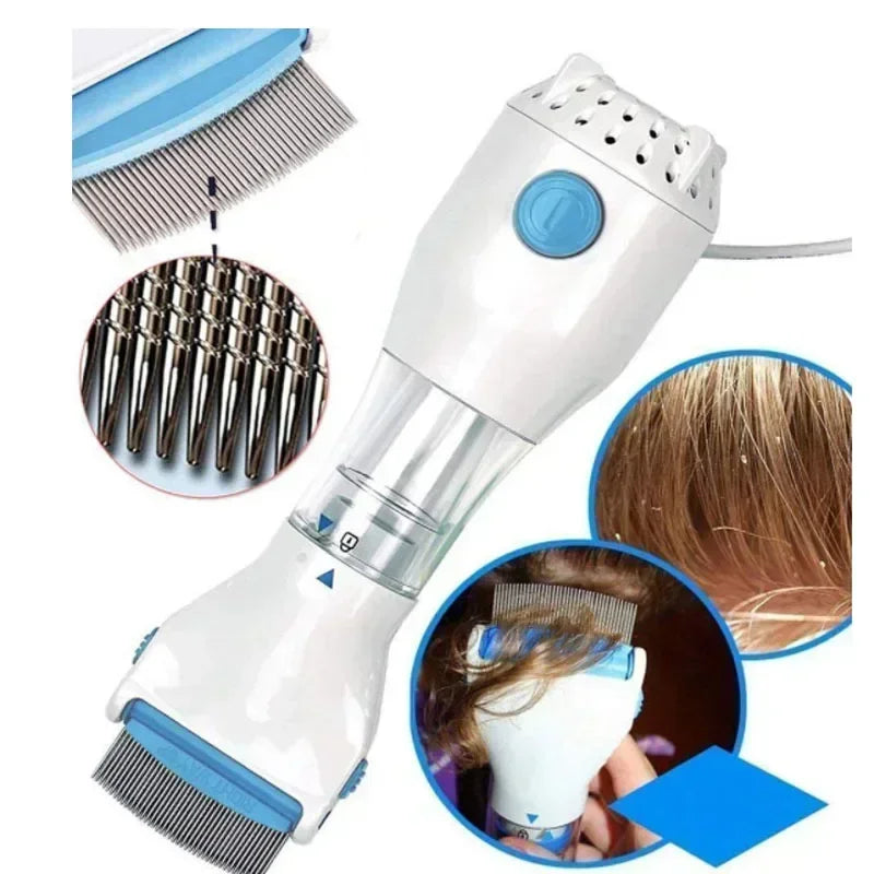 Electric Pet Lice & Flea Removal Comb – Safe Grooming Brush for Cats & Dogs