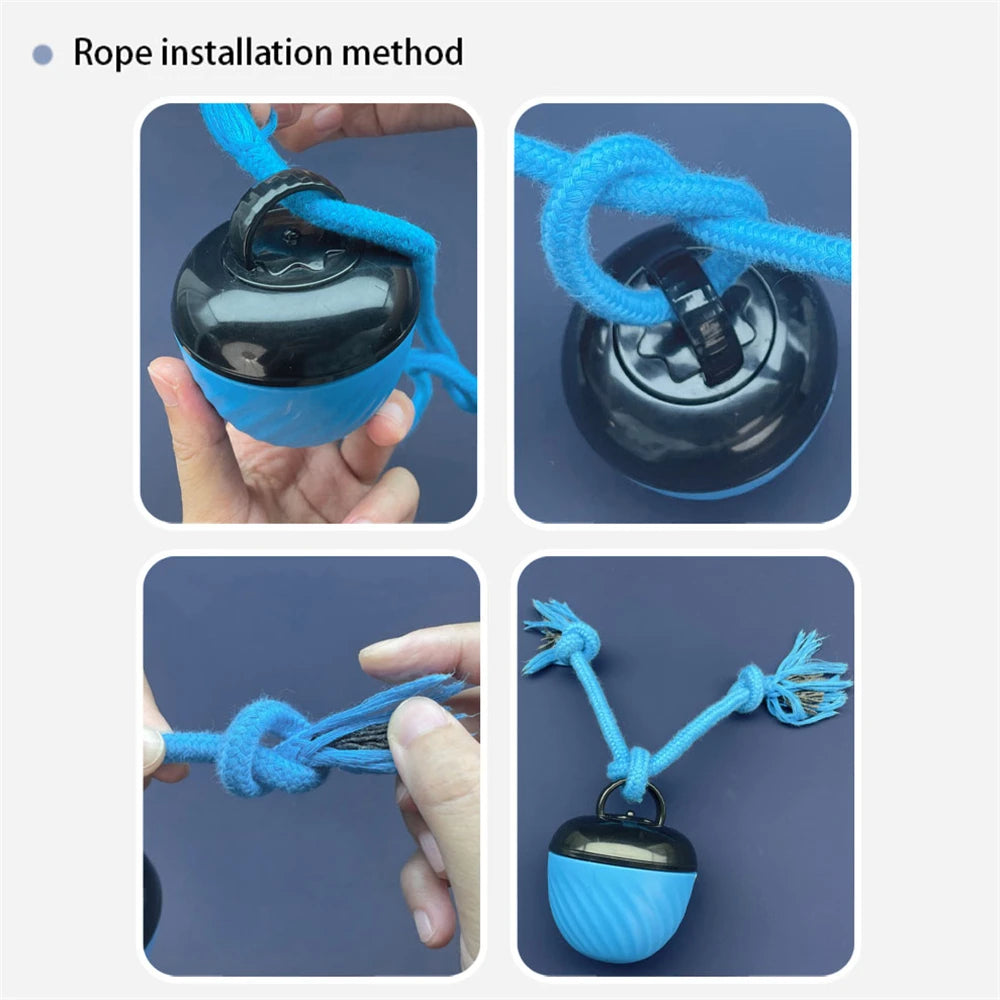 Automatic Moving Ball for Dogs – Interactive, Rechargeable Puppy Toy