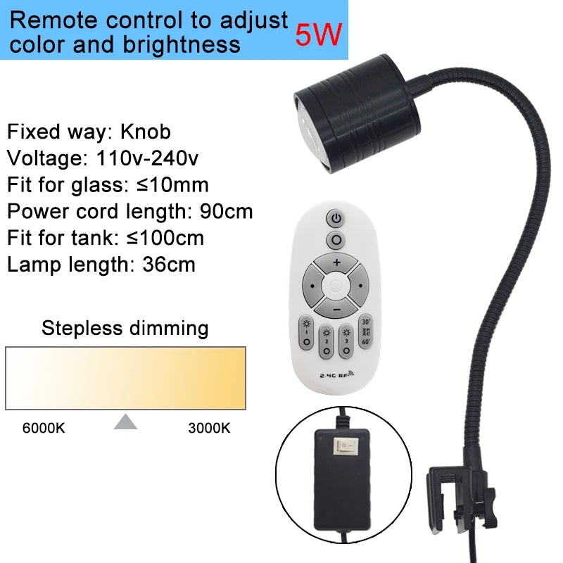 Remote Control Dimmable Lamp Turtle Reptiles
