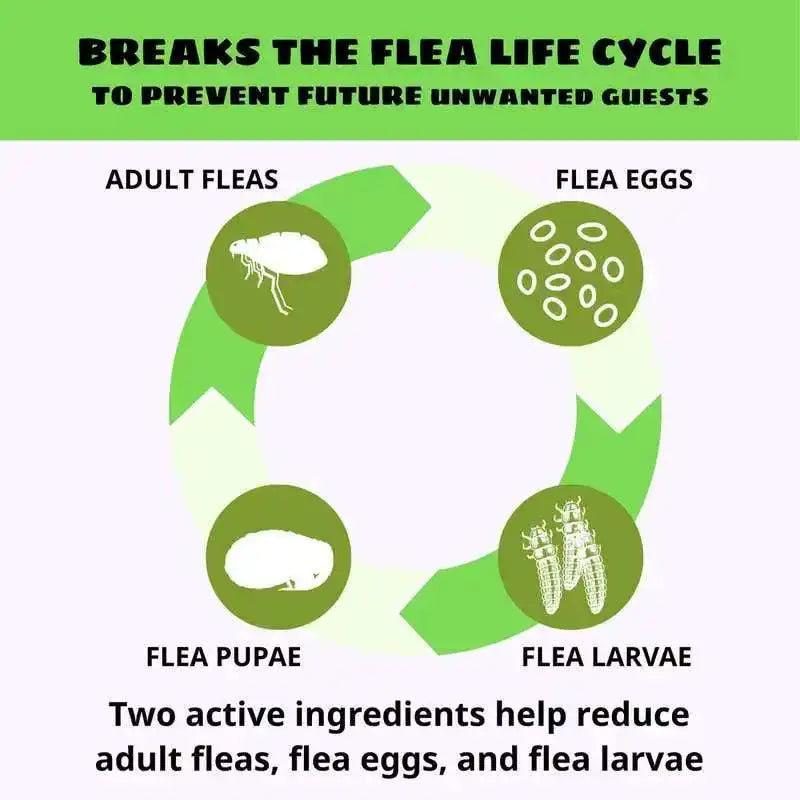 Pet Flea & Tick Repellent Drops – Kill Fleas, Ticks & Mites, Safe for Cats & Dogs