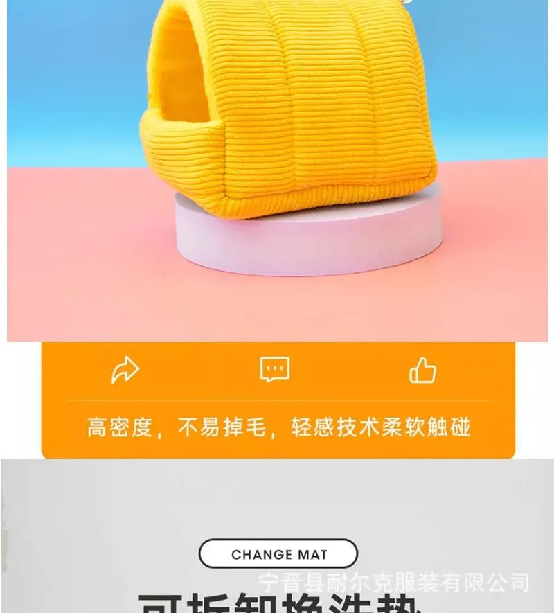 Winter Warm Bird Nest – Cotton Hanging Hammock & Tent Bed for Parrots & Budgies