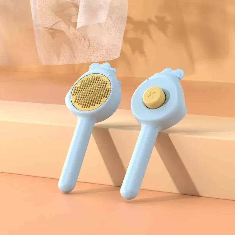 Self-Grooming Pet Massage Brush – Hair Removal Comb for Cats & Dogs