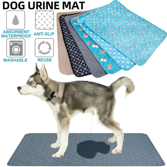 Washable Pet Pee Pad – Absorbent Puppy Diaper, Car Seat & Training Mat