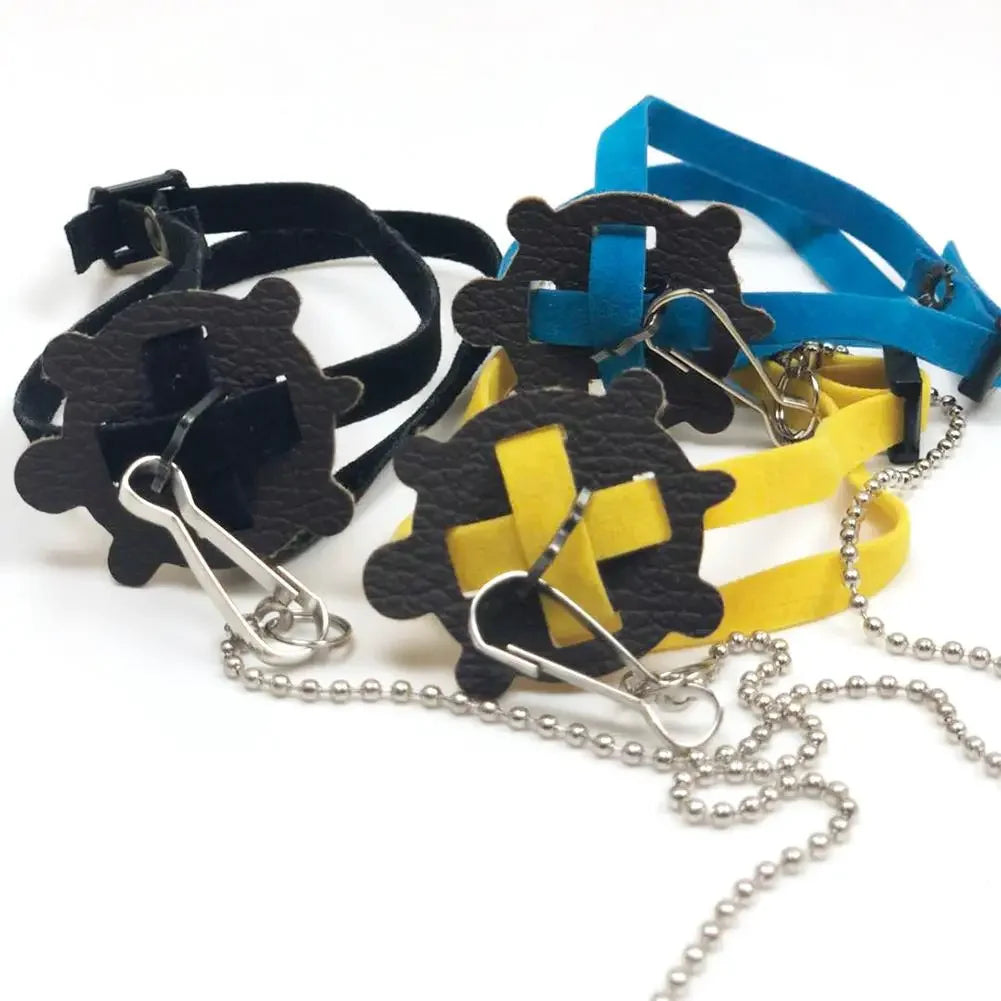 Pet Training Leash – Cotton Rope Harness & Collar for Hamsters, Turtles, Lizards & Small Animals