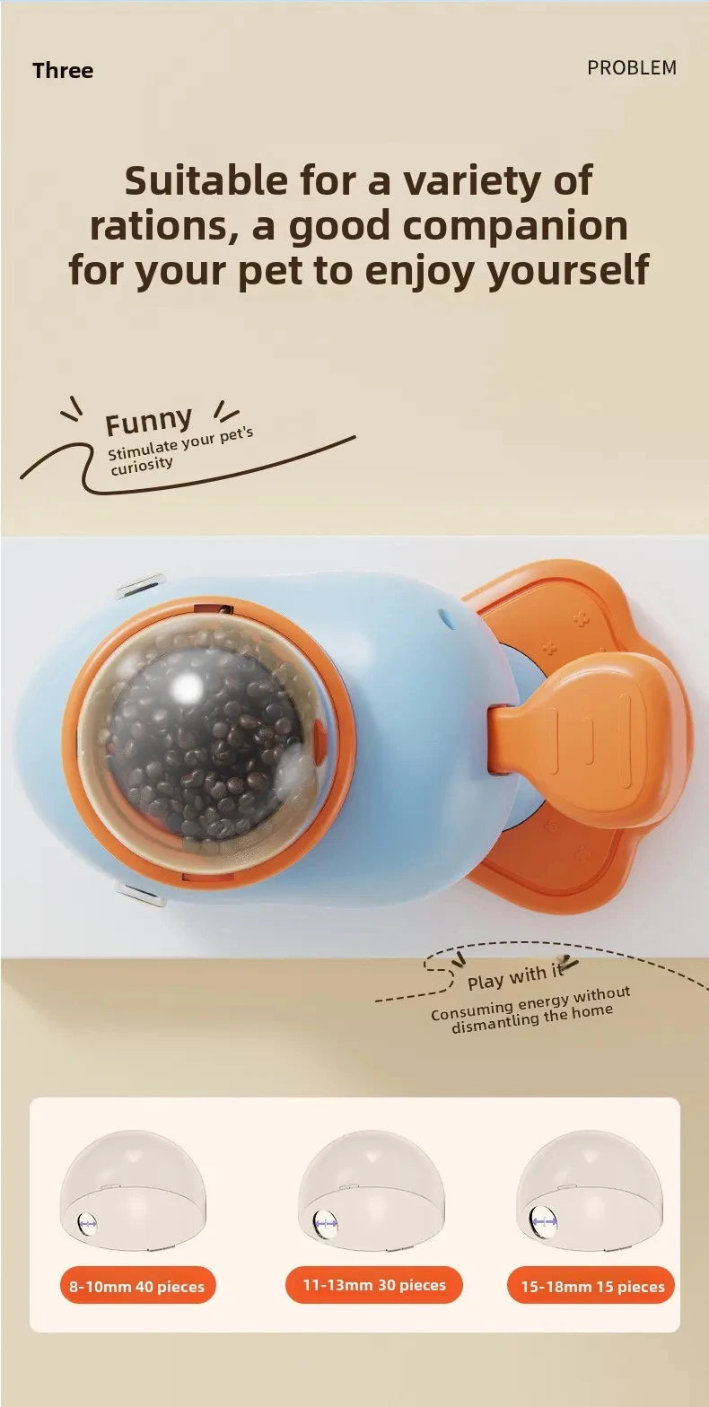 Interactive Slow Feed Treat Dispenser – Puzzle Toy for Dogs & Cats