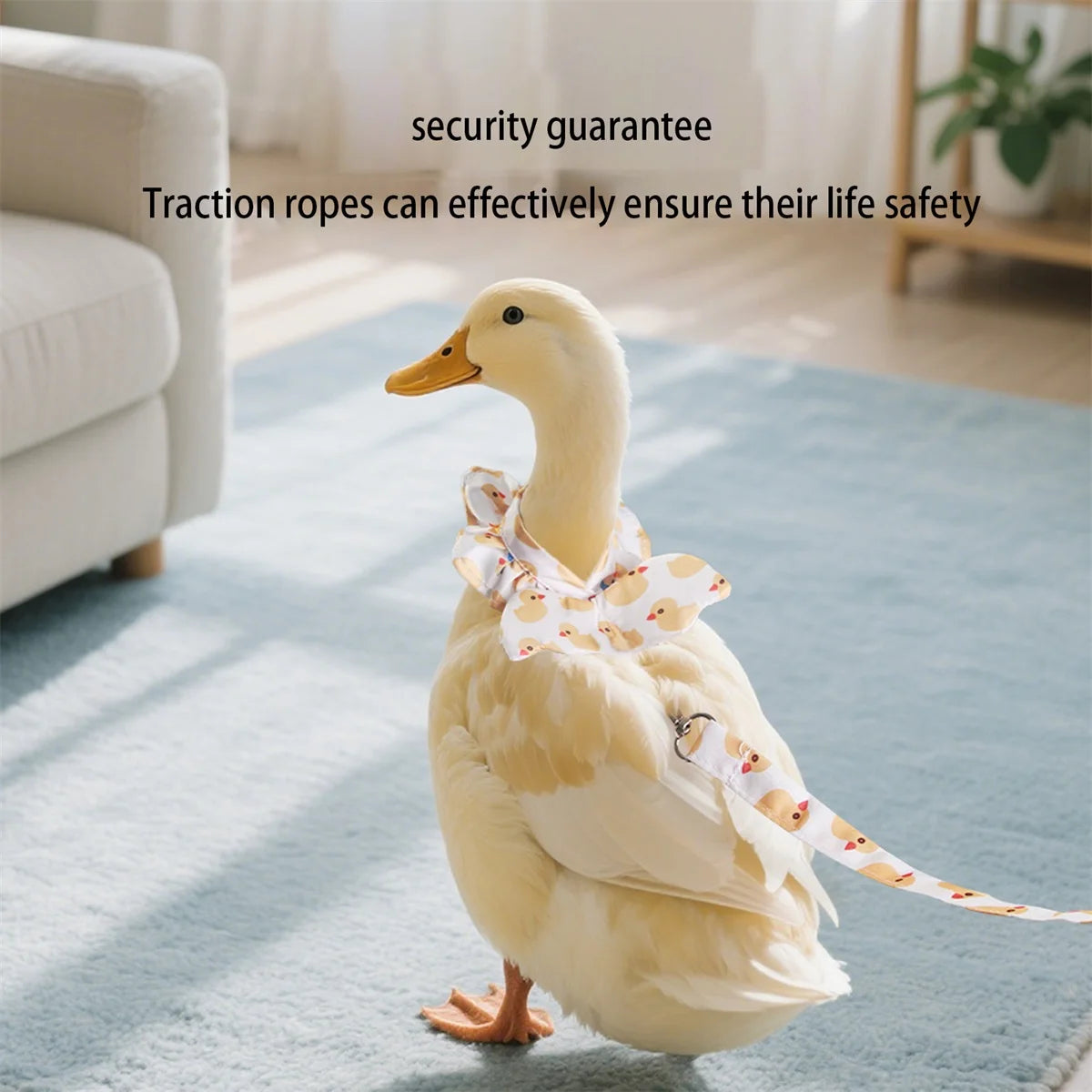 Pet Goose, Chicken & Duck Harness with Diaper Set – 2 Pieces with Adjustable Leash